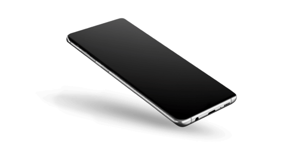 aparelho smartphone com a tela desligada